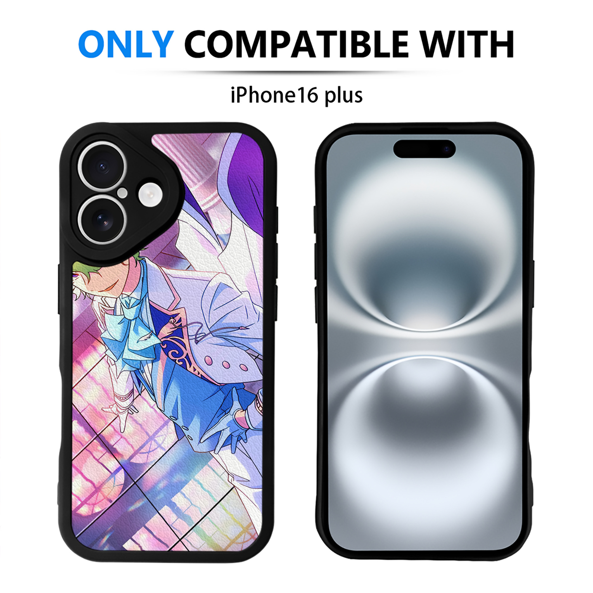 （画像用） あんさんぶるスターズ! Ensemble Stars 【iPhone 16シリーズ対応】シリコンスマホケース（レザー調） 材質：シリコン